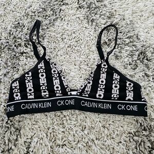 Small Calvin Klein Unlined Triangle Bralette
